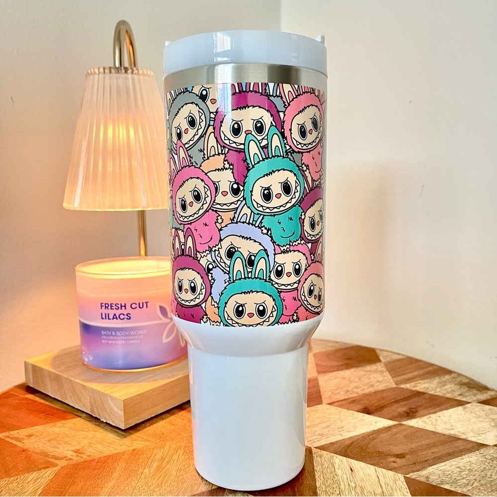 NEW Labubu 304 stainless steel vacuum 40oz Tumbler Cute Hydration Companion 40oz